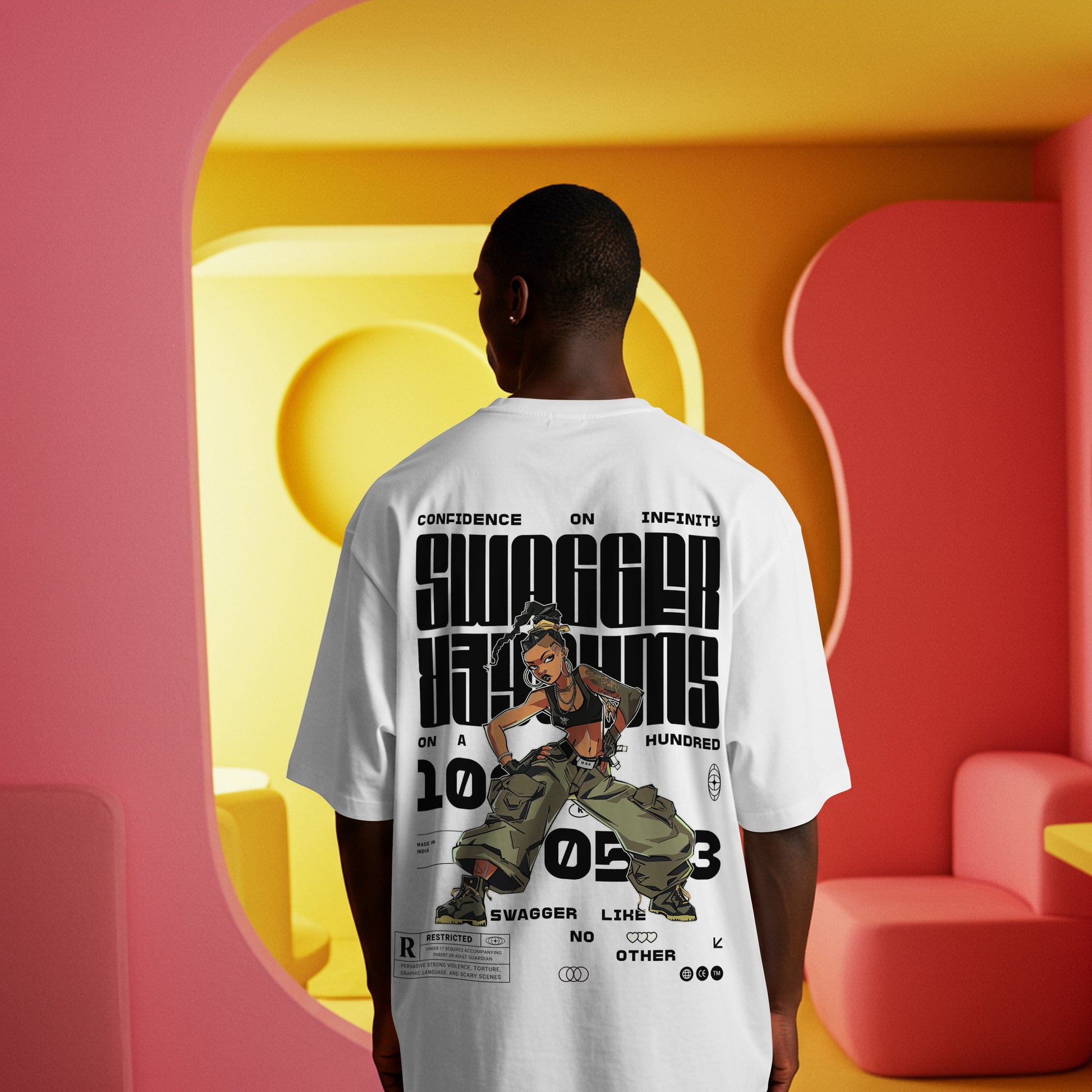 TIME LESS OVERSIZED T-SHIRT
