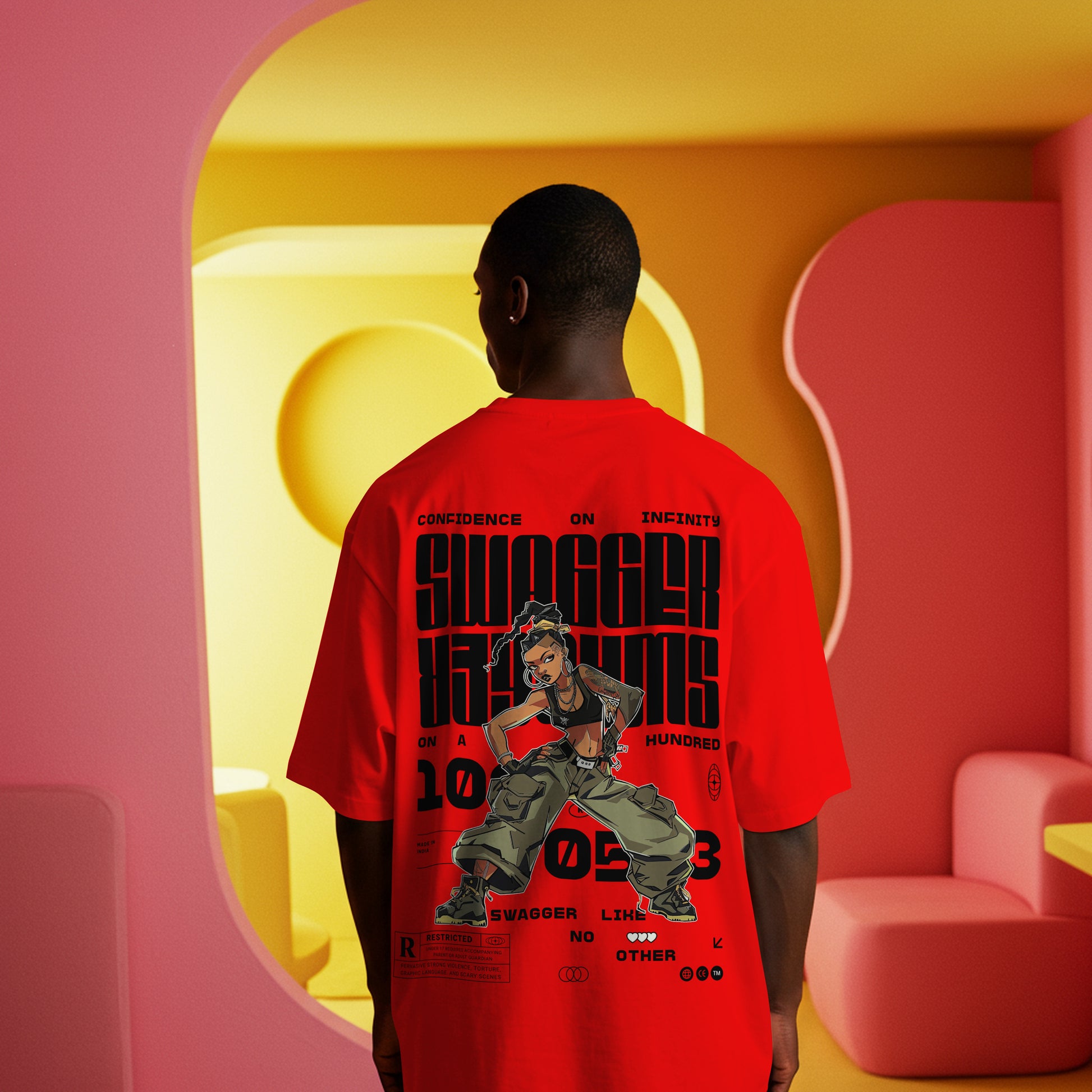 TIME LESS OVERSIZED T-SHIRT