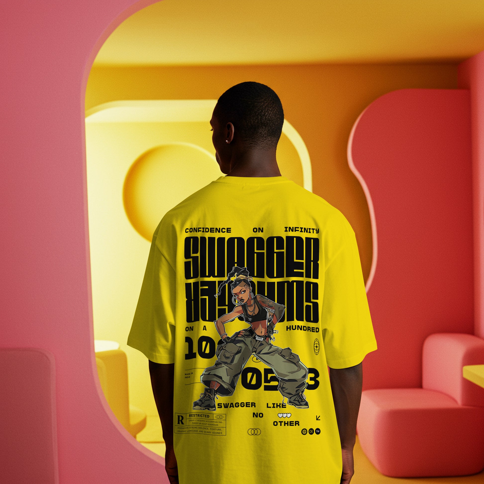 TIME LESS OVERSIZED T-SHIRT