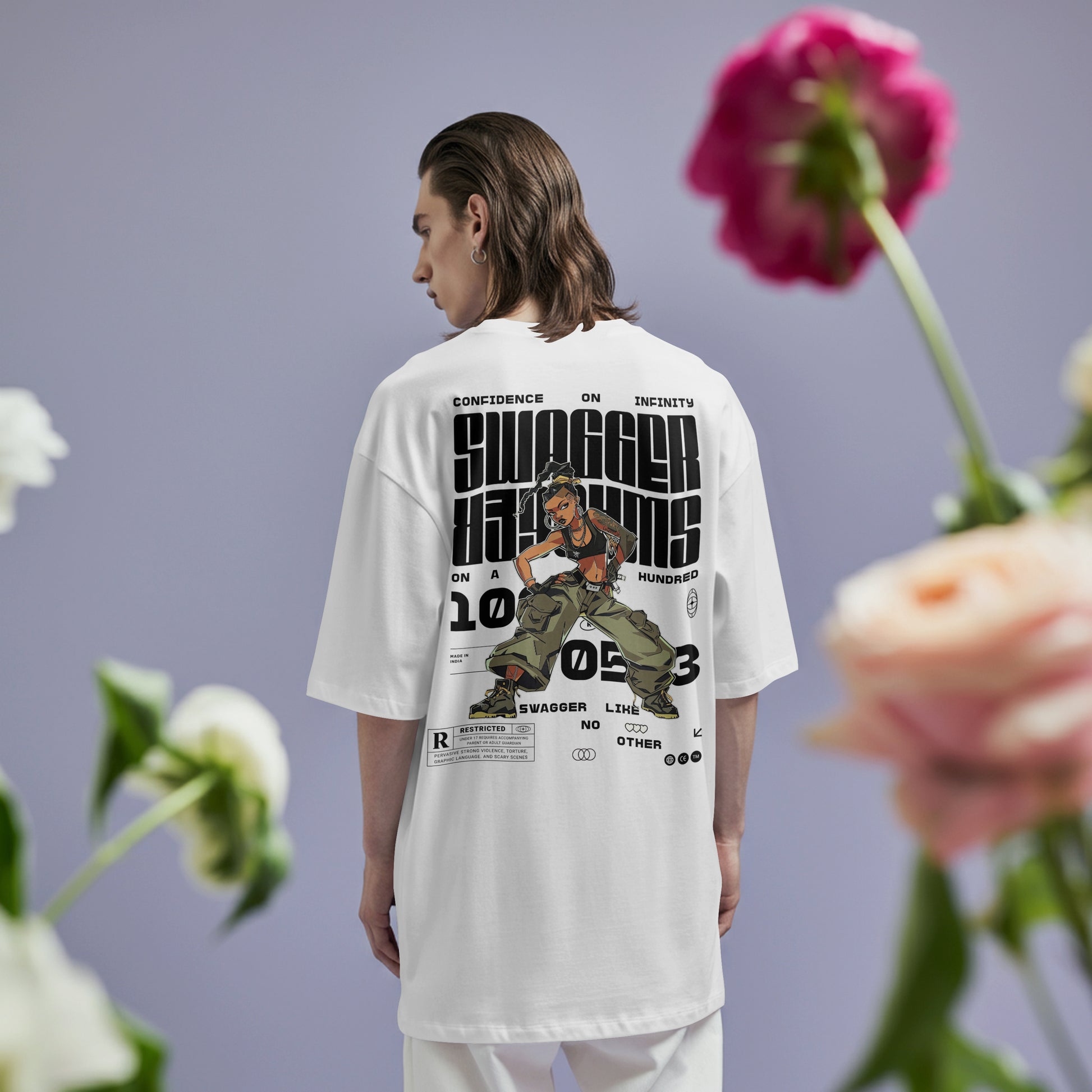 TIME LESS OVERSIZED T-SHIRT