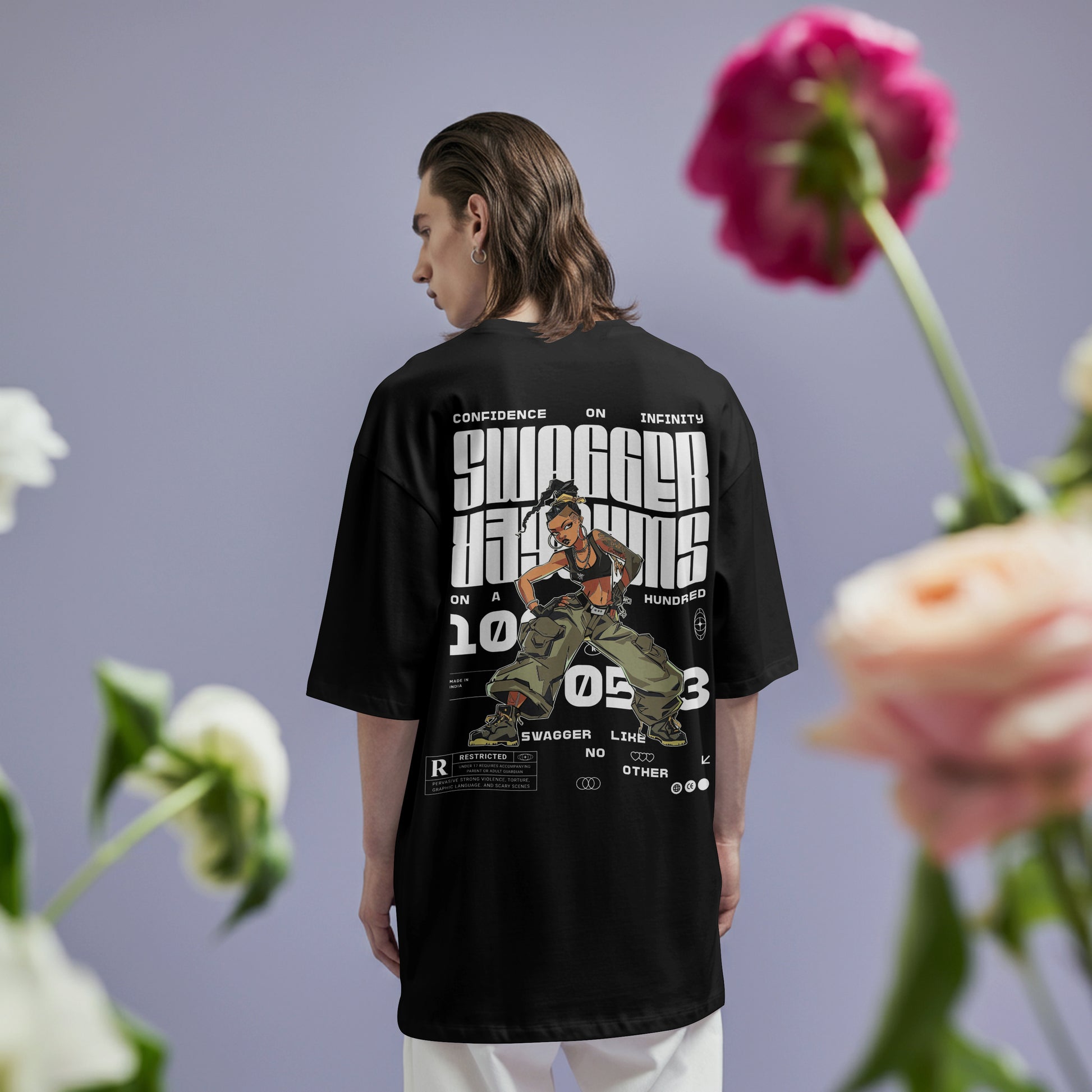 TIME LESS OVERSIZED T-SHIRT