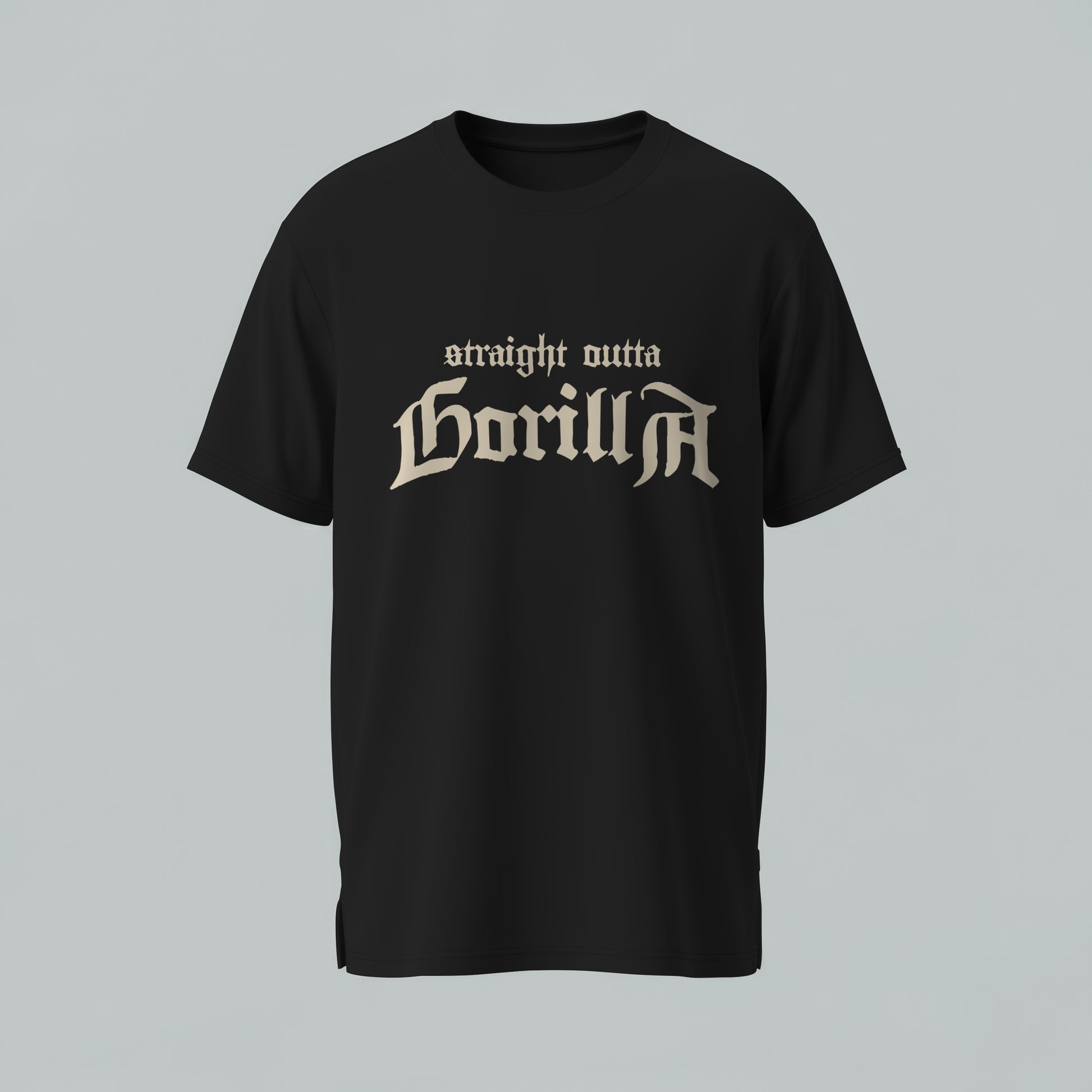 Straight Outta Gorilla Oversized T-Shirt (240 GSM)