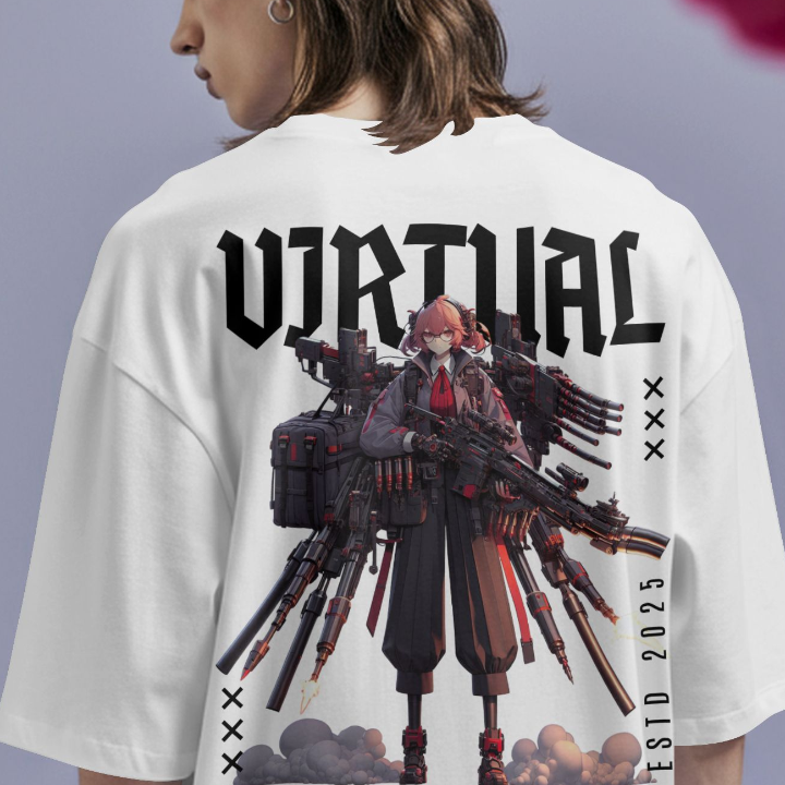 Ujrtual white t-shirt