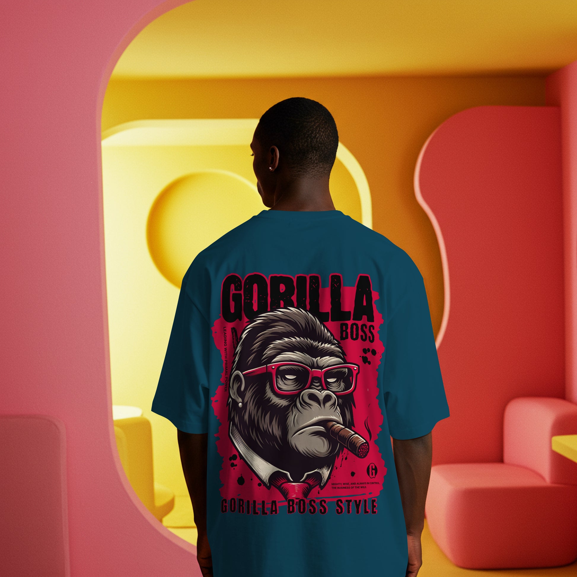 Gorilla Boss Oversized T-Shirt (240 GSM)