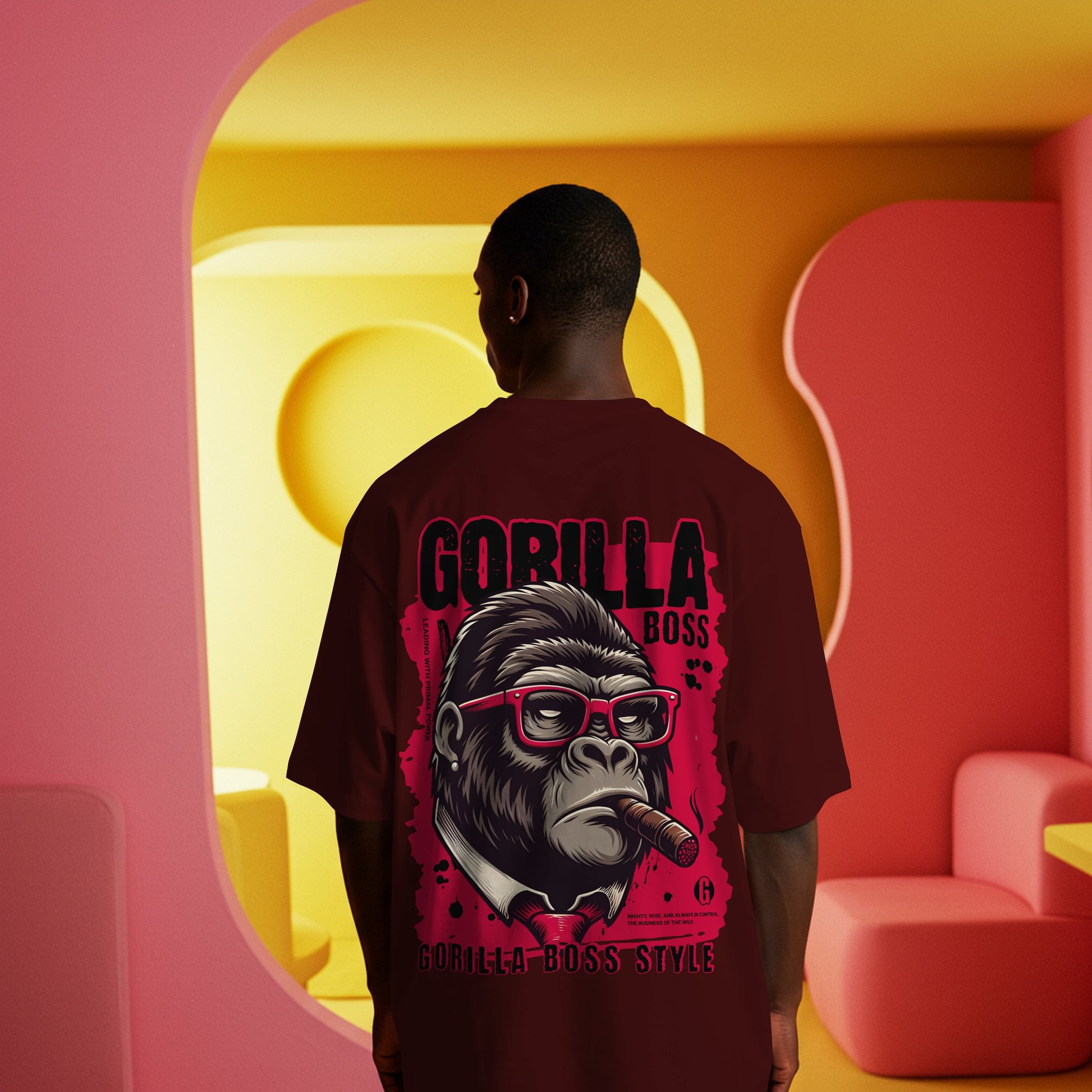 Gorilla Boss Oversized T-Shirt (240 GSM)