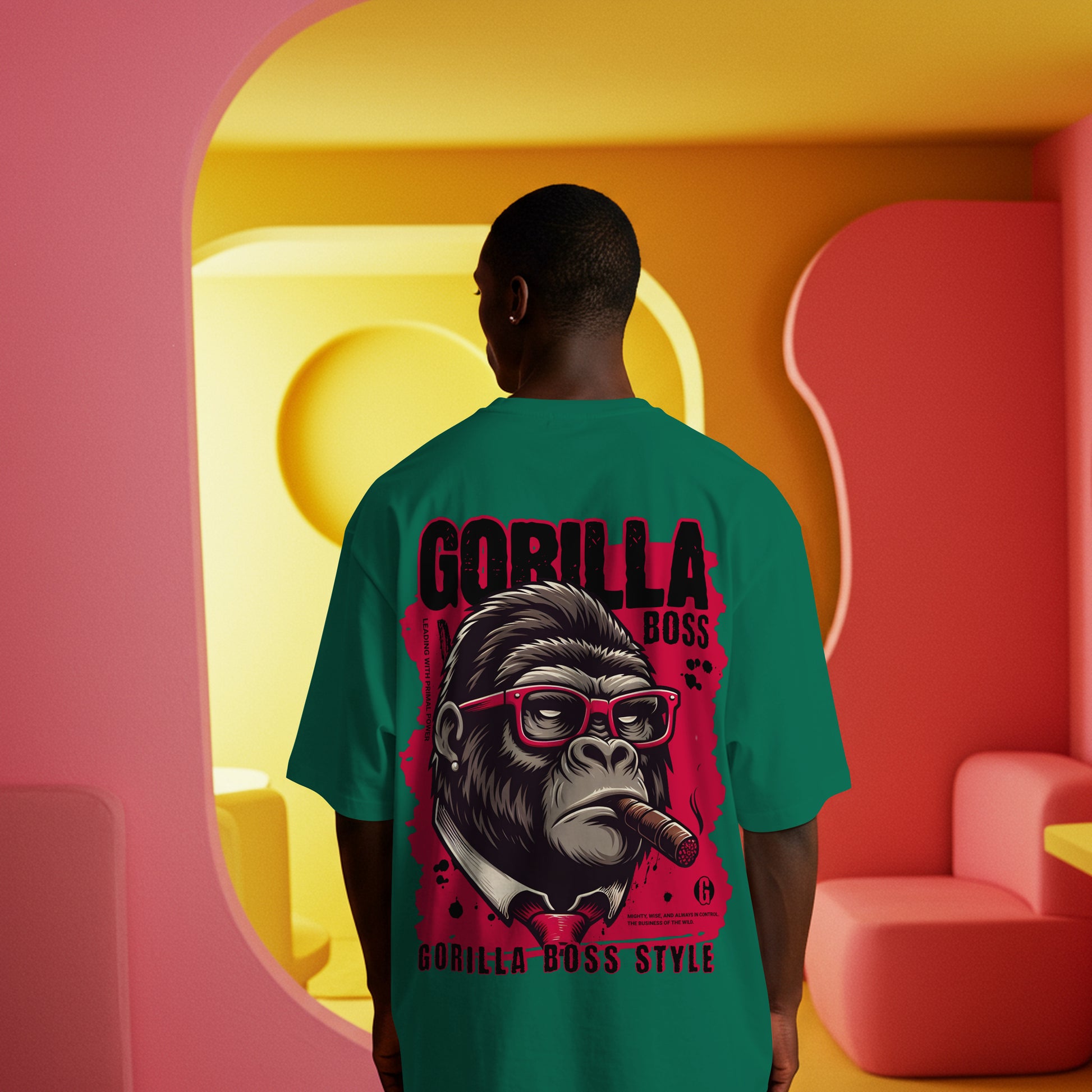 Gorilla Boss Oversized T-Shirt (240 GSM)
