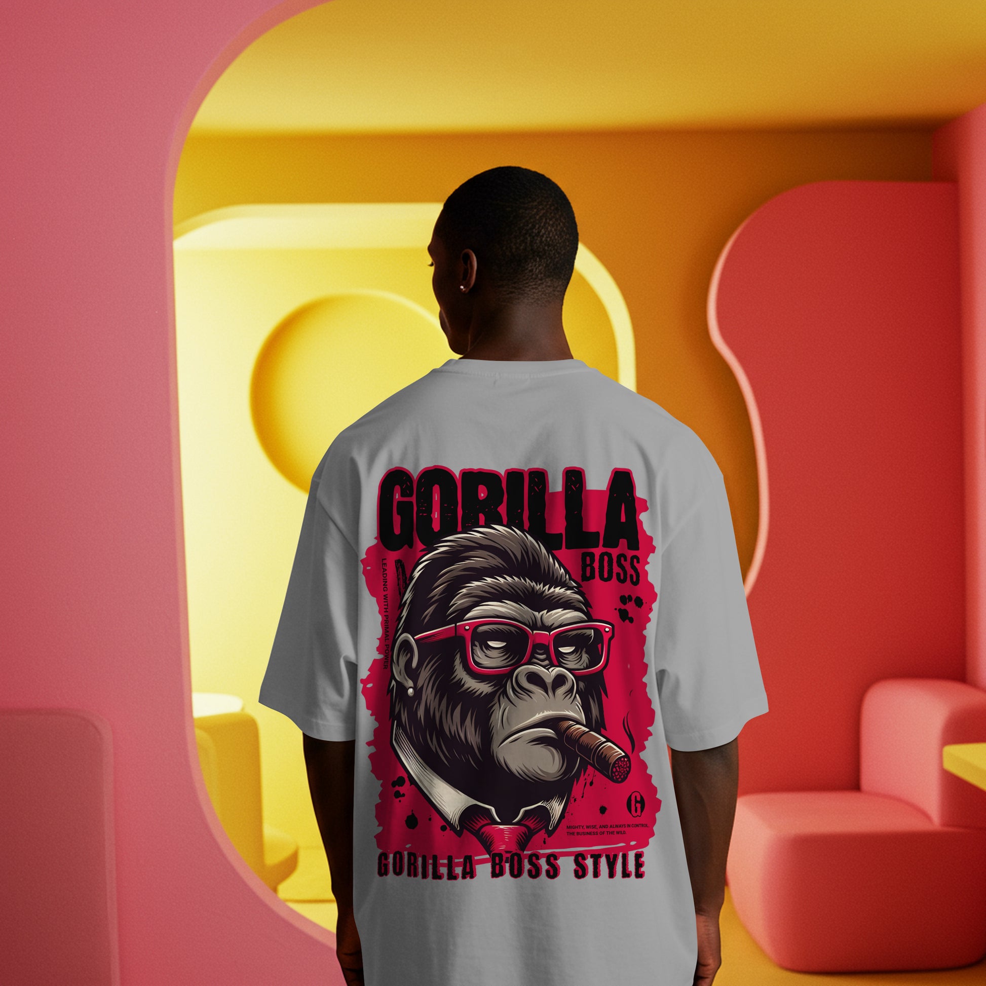 Gorilla Boss Oversized T-Shirt (240 GSM)